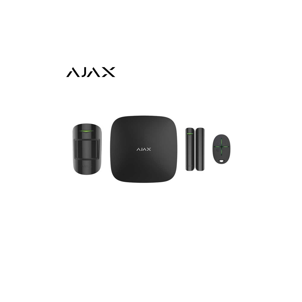 AJAX HubKit Plus / StarterKit Plus, Gelişmiş, Kablosuz, Alarm Kiti, SİYAH