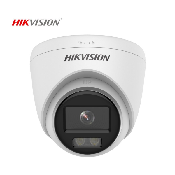 HIKVISION DS-2CD1327G0-L 2Mpix, 2,8mm Lens, H265+, 30Mt Gece Görüşü,Color Vu Lite, Full Time Color, Dome IP Kamera