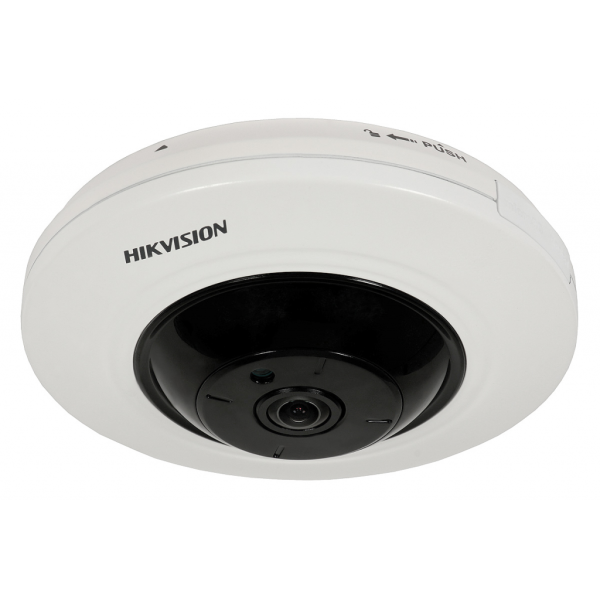 HIKVISION DS-2CD2955FWD-IS 5Mpix, H265+, 8Mt Gece Görüşü, SD Kart,  FishEye IP Kamera
