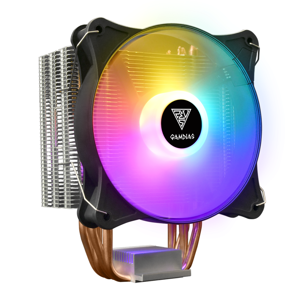GAMDIAS BOREAS E1-410 Lite ARGB 120mm CPU  Soğutucusu (AMD ve INTEL Tüm işlemciler ile uyumlu)