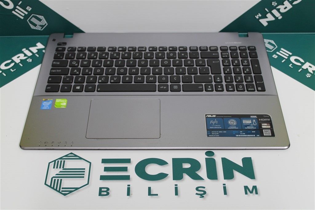 Asus X550 X552 X550ln X550ca X550cc X550ea X550jd X550jk X550la X550lav X550lb X550lc X550ld X550ldv X550lnv X550vb X550vc X550vl X550wa X550we X550za X550ze Asus X552 X552VL X552EA X552EP X552LA X552LD X552LDV X552WA X550C ÜST KASA KLAVYE KASA